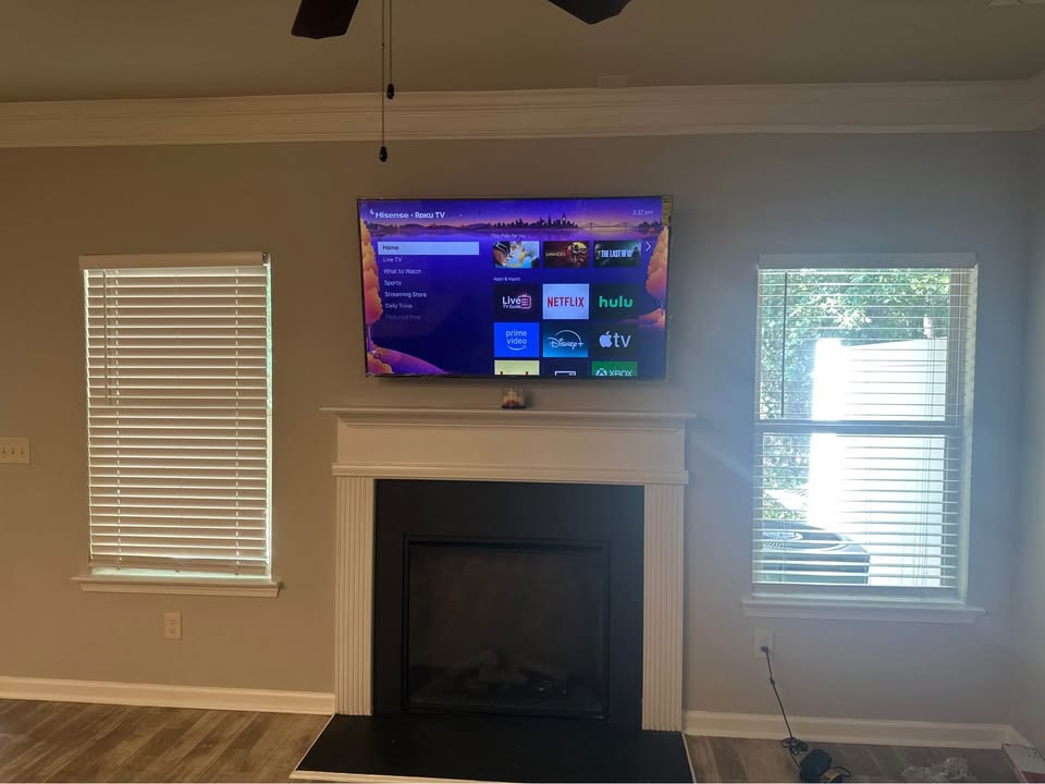 Fireplace Mantle TV