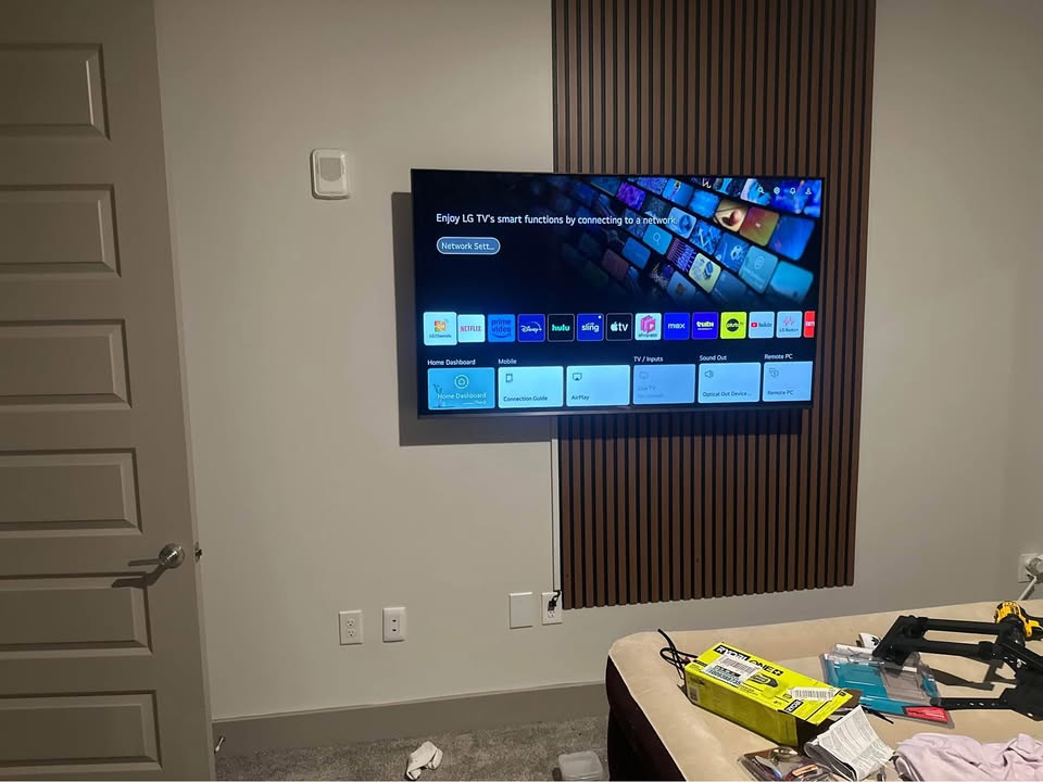 Wood Slat Accent Wall